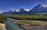 Scene along the Icefields Parkway