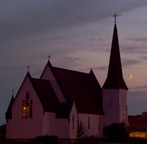 Peggy's Cove during sunset