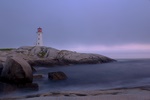 Peggy's Cove at sunset