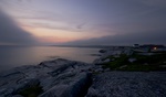 Peggy's Cove during sunset