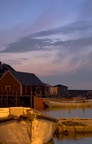 Peggy's Cove during sunset